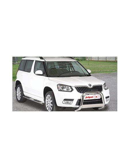 Bull Bar protezione anteriore inox lucido 60mm Skoda Yeti dal 2014