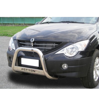 Bull Bar protezione anteriore inox lucido 60mm SsangYong Actyon