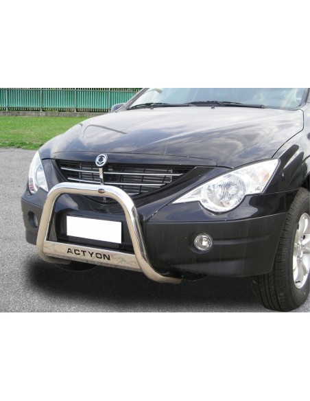 Bull Bar protezione anteriore inox lucido 60mm SsangYong Actyon