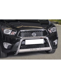 Bull Bar protezione anteriore inox lucido 60mm SsangYong Actyon Sport dal 2012