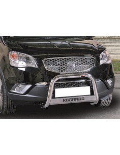 Bull Bar protezione anteriore inox lucido 60mm SsangYong Korando dal 2010