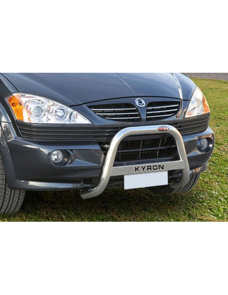 Bull Bar protezione anteriore inox lucido 60mm SsangYong Kyron fino al 2006