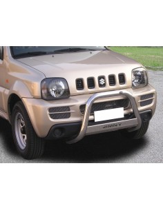 Bull Bar protezione anteriore inox lucido 60mm Suzuki Jimny 2006 2011