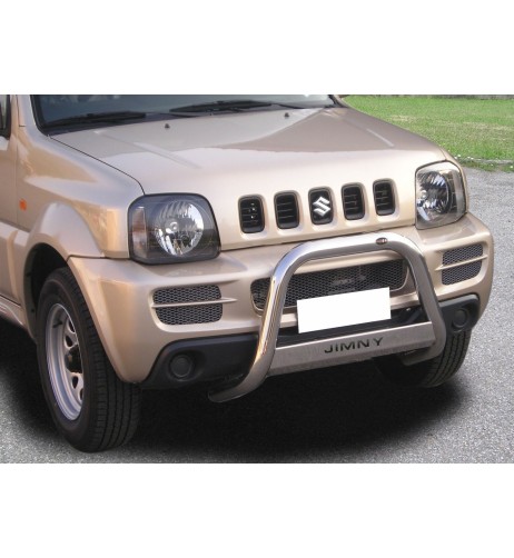Bull Bar protezione anteriore inox lucido 60mm Suzuki Jimny 2006 2011
