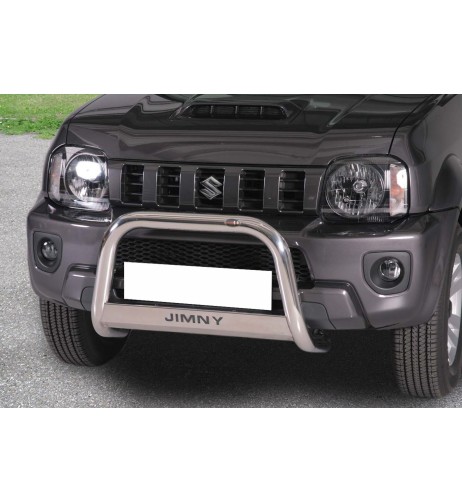 Bull Bar protezione anteriore inox lucido 60mm Suzuki Jimny Evolution 2012 