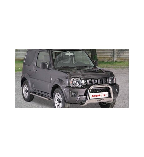 Bull Bar protezione anteriore inox lucido 60mm Suzuki Jimny Evolution 2012 