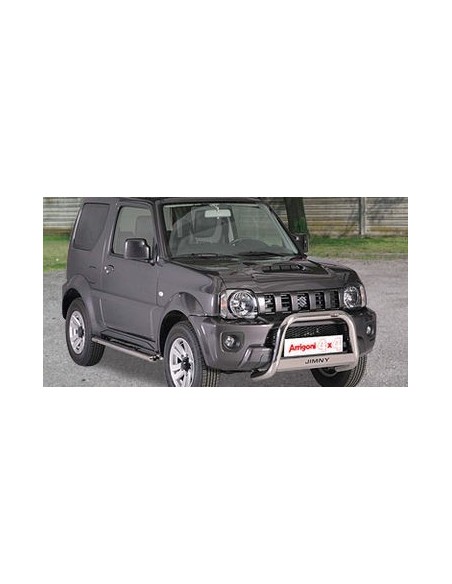 Bull Bar protezione anteriore inox lucido 60mm Suzuki Jimny Evolution 2012 