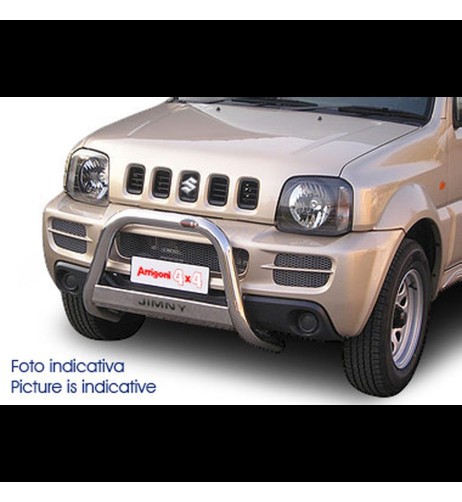 Bull Bar protezione anteriore inox lucido 60mm Suzuki Jimny fino al 2005