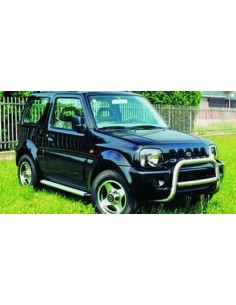 Bull Bar protezione anteriore inox lucido 60mm Suzuki Jimny fino al 2005 2