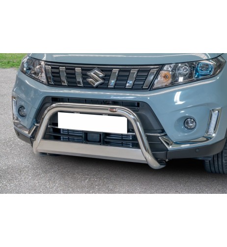 Bull Bar protezione anteriore inox lucido 60mm Suzuki Vitara dal 2019
