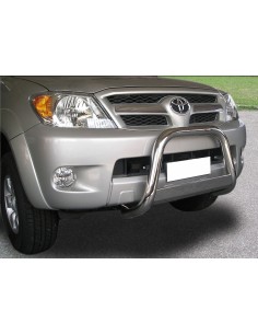 Bull Bar protezione anteriore inox lucido 60mm Toyota Hilux 2005 2015