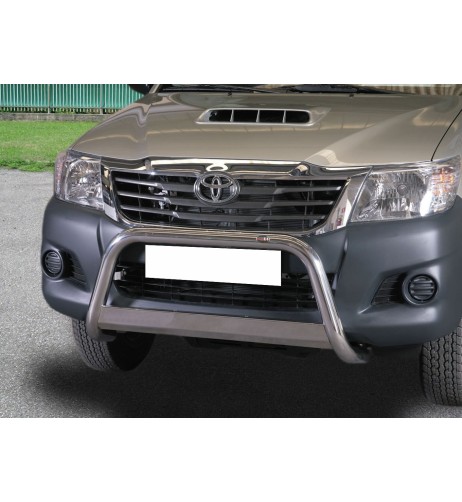 Bull Bar protezione anteriore inox lucido 60mm Toyota Hilux 2011 2015