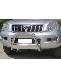 Bull Bar protezione anteriore inox lucido 60mm Toyota Land Cruiser 120 125