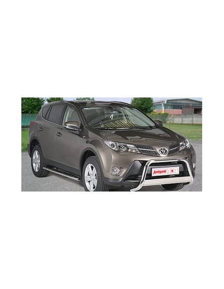 Bull Bar protezione anteriore inox lucido 60mm Toyota Rav4 2013 2015