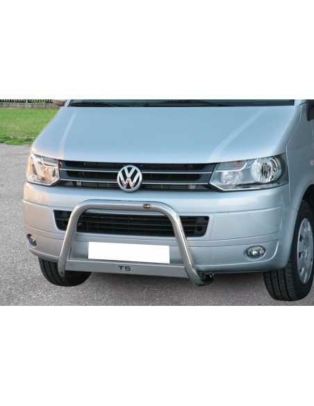 Bull Bar protezione anteriore inox lucido 60mm Volkswagen T5 2010 2014
