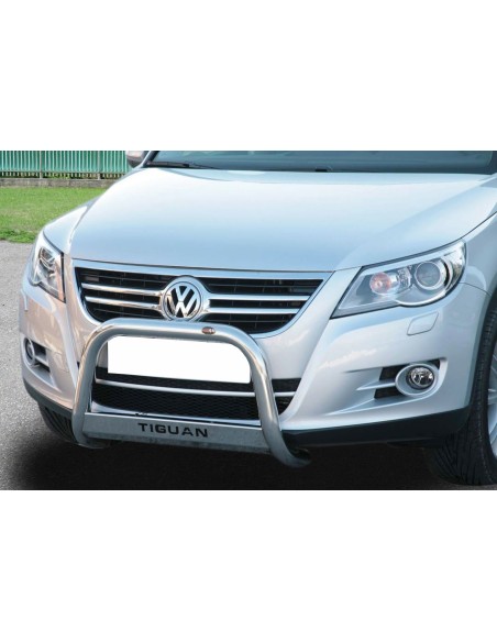 Bull Bar protezione anteriore inox lucido 60mm Volkswagen Tiguan 2008 2010