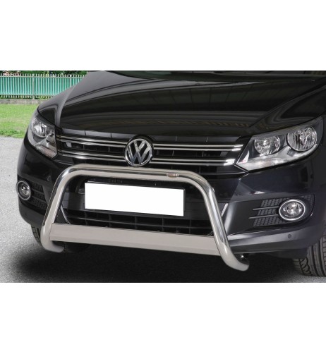 Bull Bar protezione anteriore inox lucido 60mm Volkswagen Tiguan 2011 2015