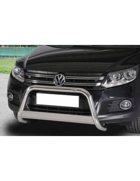 Bull Bar protezione anteriore inox lucido 60mm Volkswagen Tiguan 2011 2015