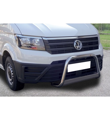 Bull Bar protezione anteriore inox lucido 60mm VW Crafter dal 2017