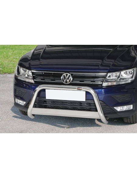 Bull Bar protezione anteriore inox lucido 60mm VW Tiguan dal 2016