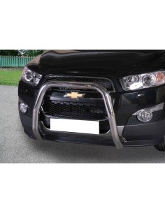 Bull Bar protezione anteriore inox lucido 70mm Chevrolet Captiva 2011 2018
