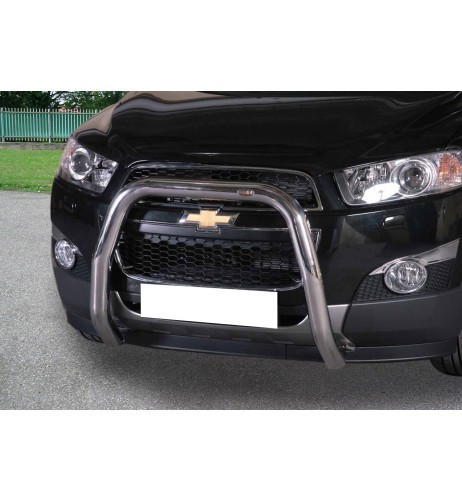 Bull Bar protezione anteriore inox lucido 70mm Chevrolet Captiva 2011-2018