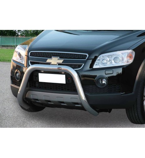 Bull Bar protezione anteriore inox lucido 70mm Chevrolet Captiva 2006-2010
