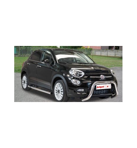 Bull Bar protezione anteriore inox lucido 70mm Fiat 500X dal 2015