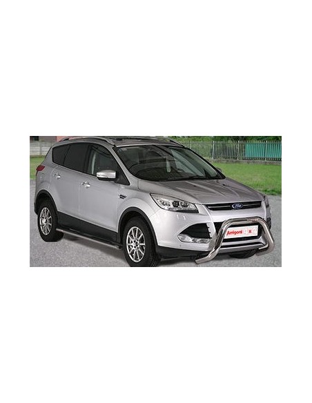 Bull Bar protezione anteriore inox lucido 70mm Ford Kuga 2013 2016