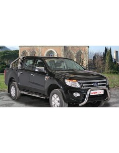 Bull Bar protezione anteriore inox lucido 70mm Ford Ranger 2012 2022 2