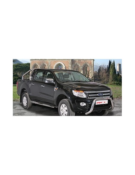 Bull Bar protezione anteriore inox lucido 70mm Ford Ranger 2012 2022