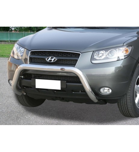 Bull Bar protezione anteriore inox lucido 70mm Hyundai Santa Fe' 2006-2009