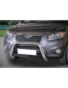 Bull Bar protezione anteriore inox lucido 70mm Hyundai Santa Fe 2010 2012