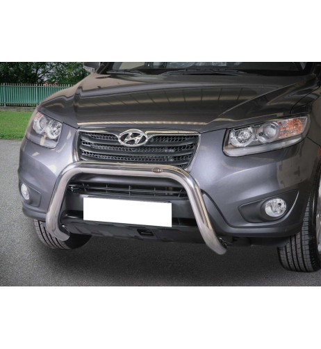 Bull Bar protezione anteriore inox lucido 70mm Hyundai Santa Fe' 2010-2012