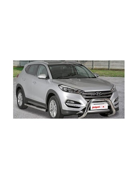 Bull Bar protezione anteriore inox lucido 70mm Hyundai Tucson 2014 2017