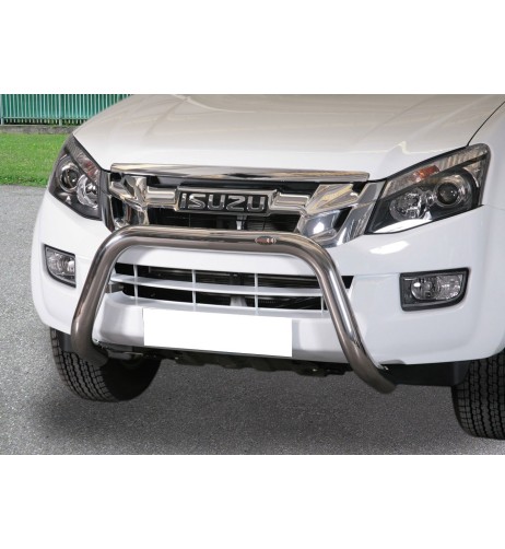 Bull Bar protezione anteriore inox lucido 70mm Isuzu D-Max 2012-2019
