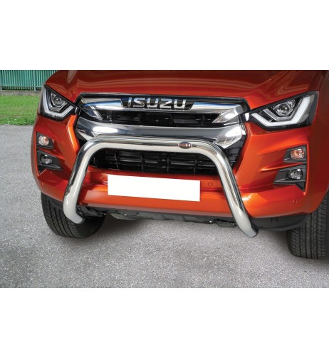 Bull Bar protezione anteriore inox lucido 70mm Isuzu D Max 2020 2024