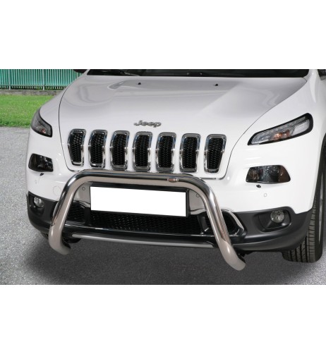 Bull Bar protezione anteriore inox lucido 70mm Jeep Cherokee dal 2014