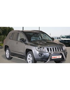 Bull Bar protezione anteriore inox lucido 70mm Jeep Compass 2011-2016 2