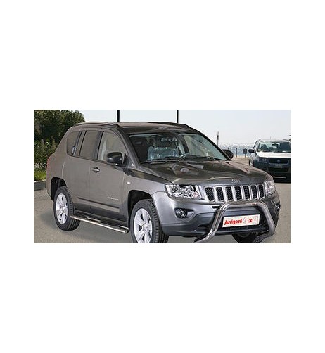 Bull Bar protezione anteriore inox lucido 70mm Jeep Compass 2011-2016