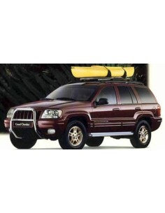 Bull Bar protezione anteriore inox lucido 70mm Jeep Grand Cherokee 1999-2005 2