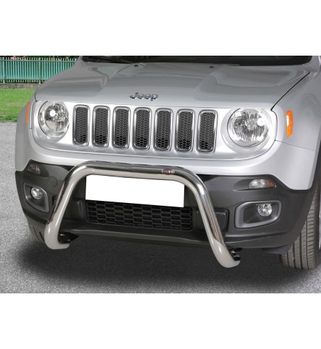 Bull Bar protezione anteriore inox lucido 70mm Jeep Renegade dal 2014