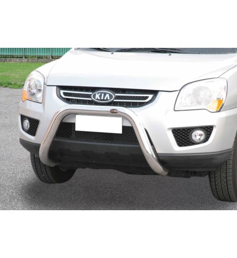 Bull Bar protezione anteriore inox lucido 70mm Kia Sportage 2008-2009