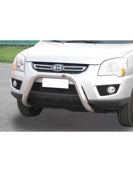 Bull Bar protezione anteriore inox lucido 70mm Kia Sportage 2008-2009