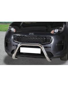 Bull Bar protezione anteriore inox lucido 70mm Kia Sportage 2016 2021
