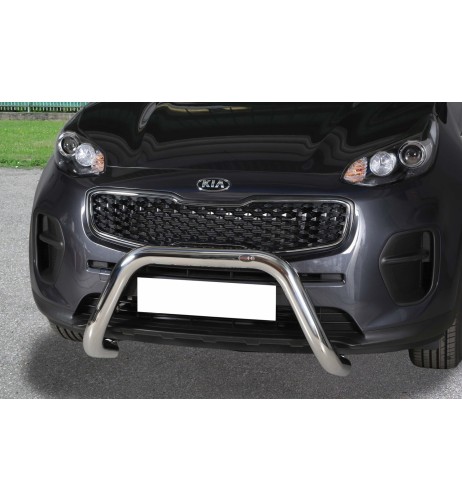 Bull Bar protezione anteriore inox lucido 70mm Kia Sportage 2016 2021