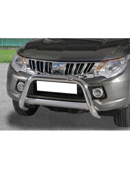 Bull Bar protezione anteriore inox lucido 70mm Mitsubishi L200 2015-2018