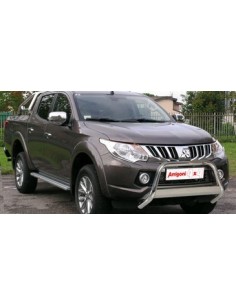 Bull Bar protezione anteriore inox lucido 70mm Mitsubishi L200 2015 2018 2