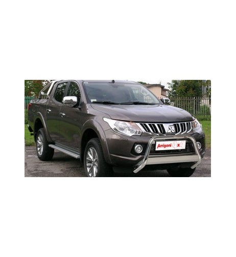 Bull Bar protezione anteriore inox lucido 70mm Mitsubishi L200 2015-2018