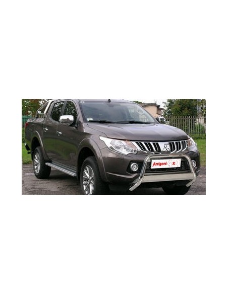 Bull Bar protezione anteriore inox lucido 70mm Mitsubishi L200 2015 2018